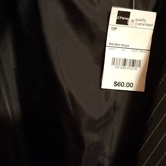 Worthington Black Dress Jacket. NWT. - Picture 6 of 8